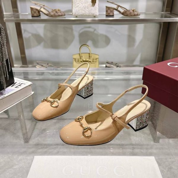 Gucci Women’s Horsebit pump with Crystals