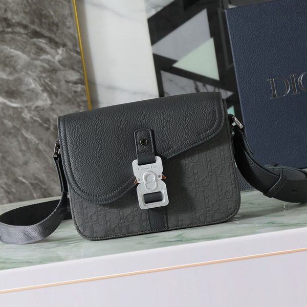 Dior Small Saddle Messenger Bag with Flap