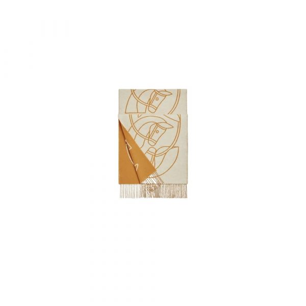 HERMES Casaque Entrelacs Equestres scarf