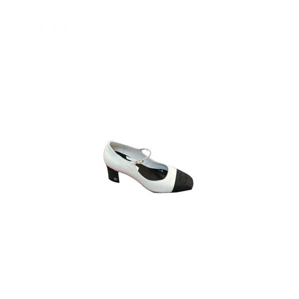 Chanel Mary Janes Heel