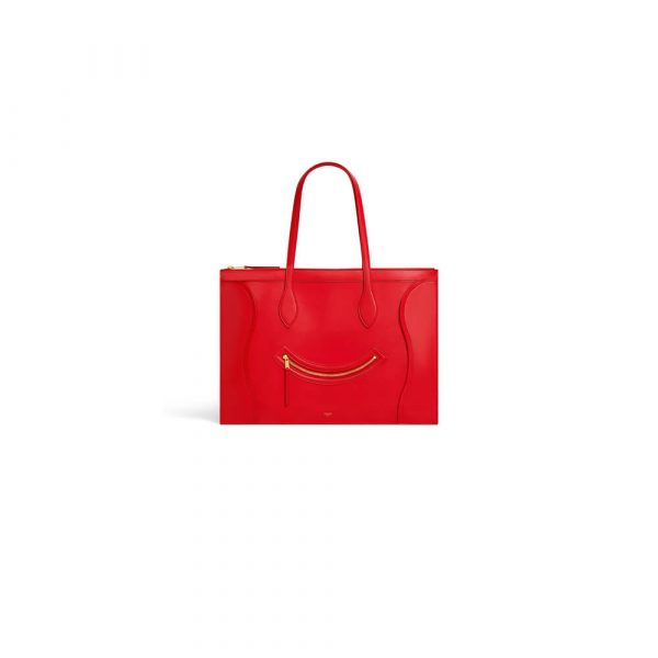 CLINE FLAT CABAS NEW LUGGAGE IN GLOSSY CALFSKIN