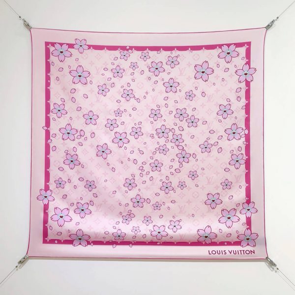 LV x TM Monogram Cherry Blossom Square 70