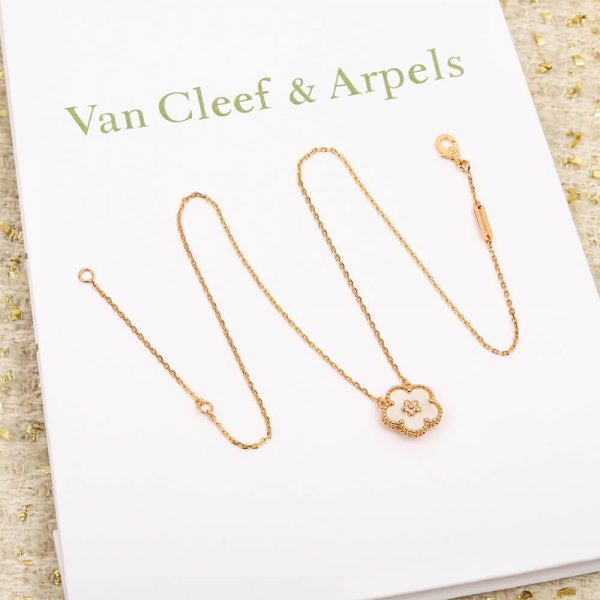 Van Cleef & Arpels Lucky Spring pendant, plum blossom