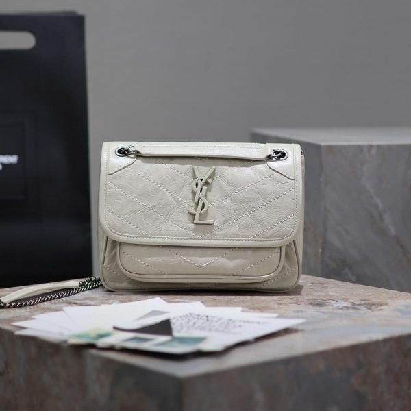 YSL NIKI baby in vintage leather(HIGH-END GRADE)