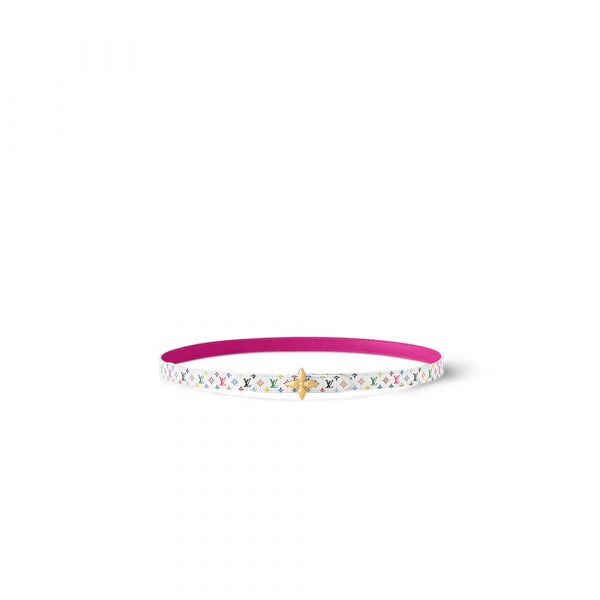 LV x TM Mini Flowergram 15mm Reversible Belt