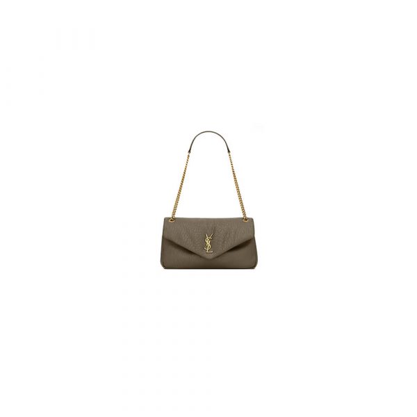 YSL calypso medium in grained lambskin