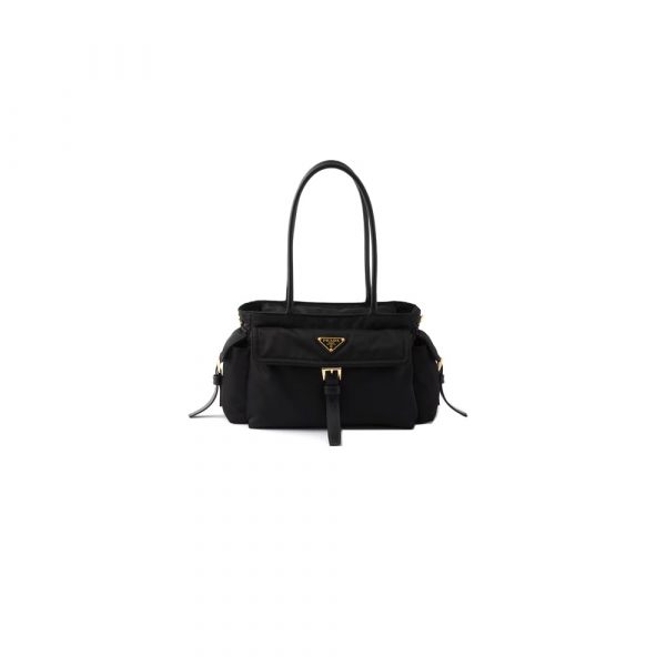 Prada Explore medium Re-Nylon and leather tote bag(HIGH-END GRADE)