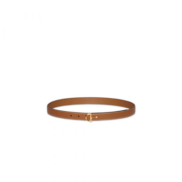 GUCCI Thin belt with half-Horsebit buckle