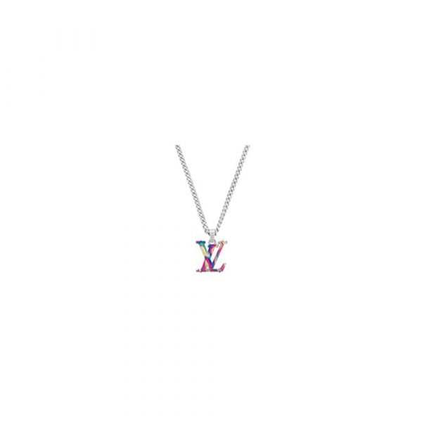 LV Psychedelic Necklace Rainbow
