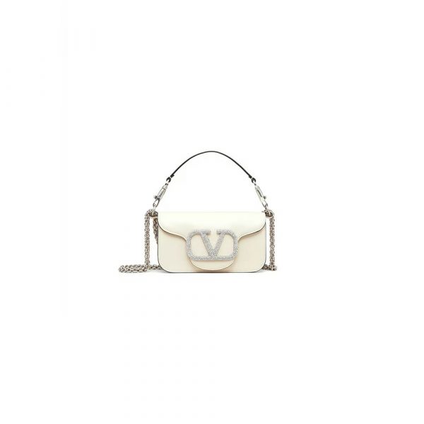 VALENTINO GARAVANI LOCO SMALL SHOULDER BAG WITH JEWEL LOGO(HIGH-END GRADE)