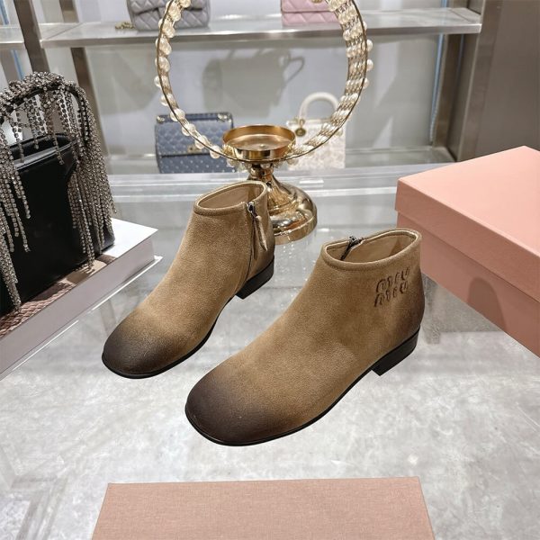 MIUMIU Suede booties