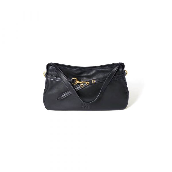 MIUMIU Medium Aventure nappa leather bag(HIGH-END GRADE)