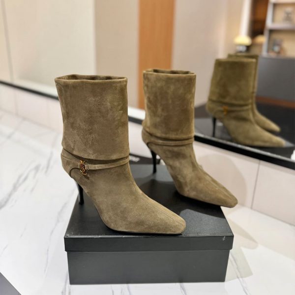 YSL NIKI booties in suede