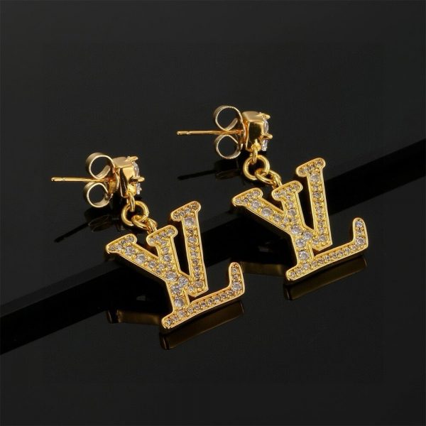 LOUIS VUITTON DIAMOND EARRINGS