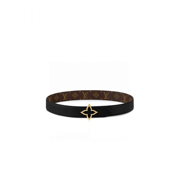 LV Slim Flower 35mm Reversible Belt