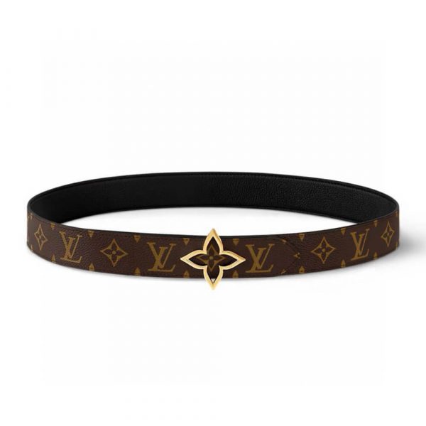 LV Slim Flower 35mm Reversible Belt