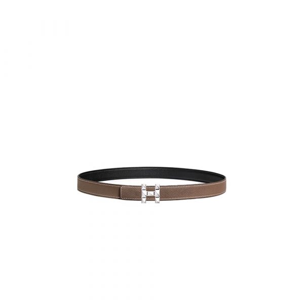 HERMES H Infini belt buckle & Reversible leather strap 24 mm