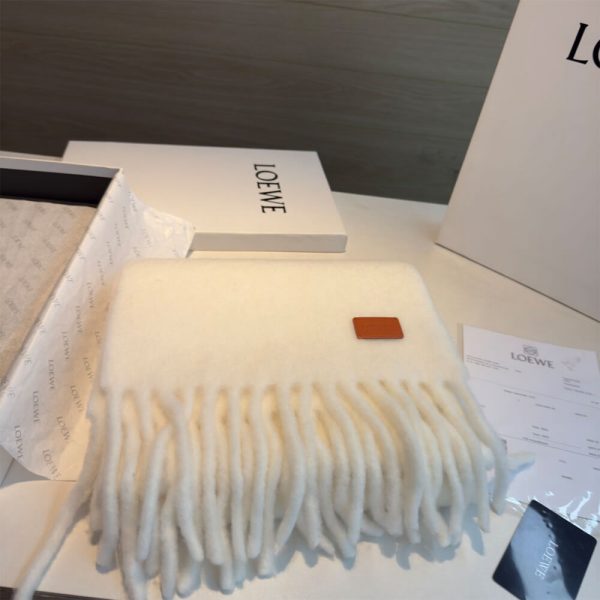 LOEWE Scarf in mohair and wool blend