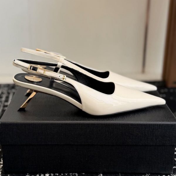 YSL LEE slingback pumps in patent leather