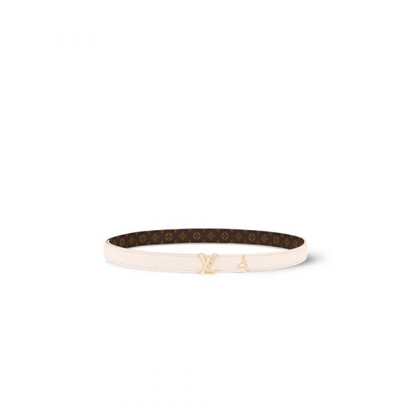 Pretty LV Enamel 20mm Reversible Belt