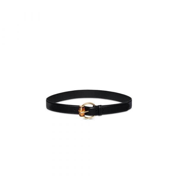 Gucci belt with bamboo detail buckle