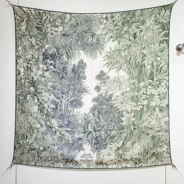 HERMES All’Orto Botanico di Palermo shawl 140