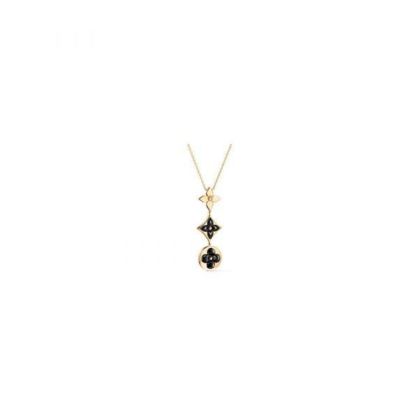 LV Color Blossom Lariat Necklace