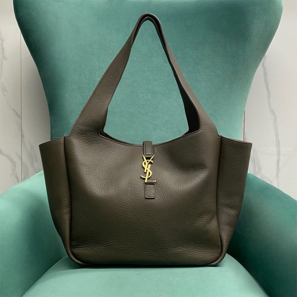 LE 5 A 7 BEA IN GRAINED LEATHER