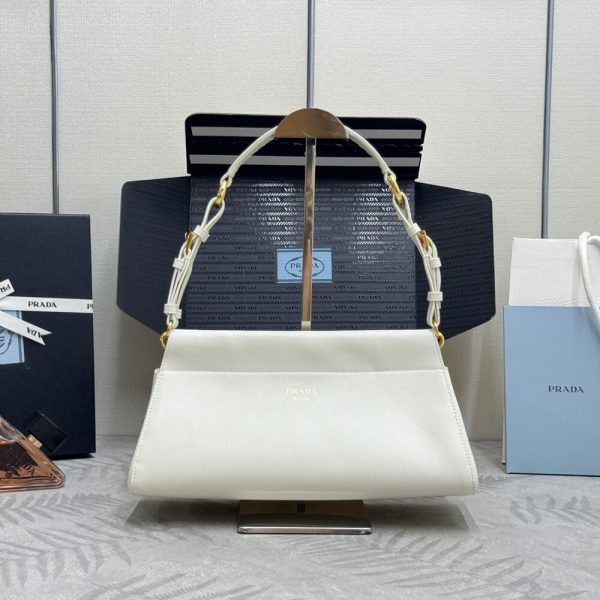 Prada Enchaine medium leather bag(HIGH-END GRADE)