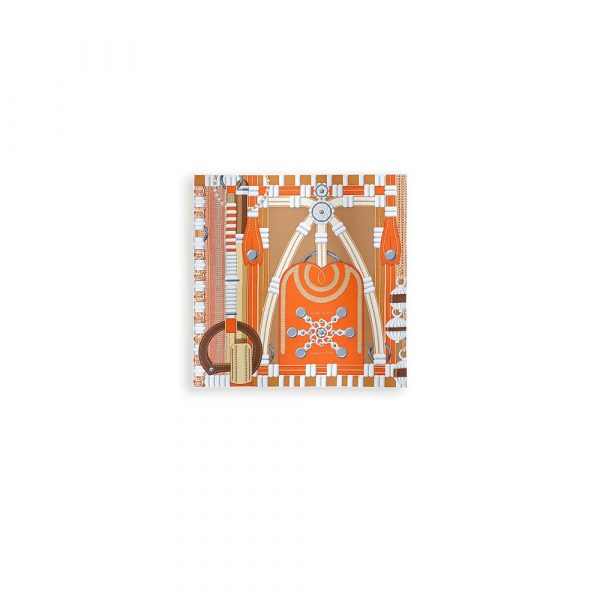 HERMES Flora y Plata scarf 90