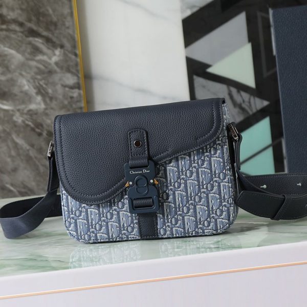 Dior Small Saddle Messenger Bag with Flap