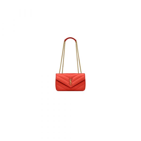 YSL LOULOU small in MATELASSE lambskin(HIGH-END GRADE)
