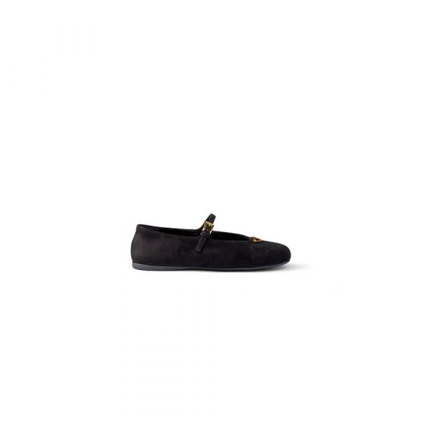 PRADA Suede ballerinas