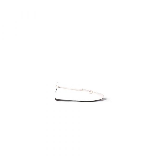 MIUMIU ??lan nappa leather ballerinas