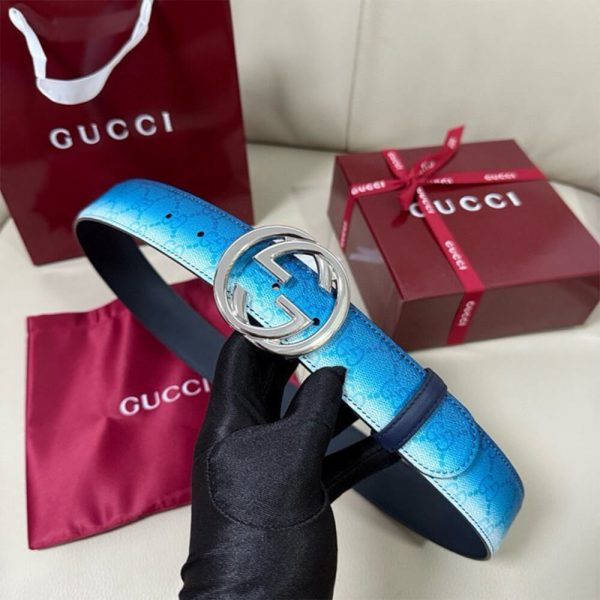 Gucci Chroma belt with Interlocking G