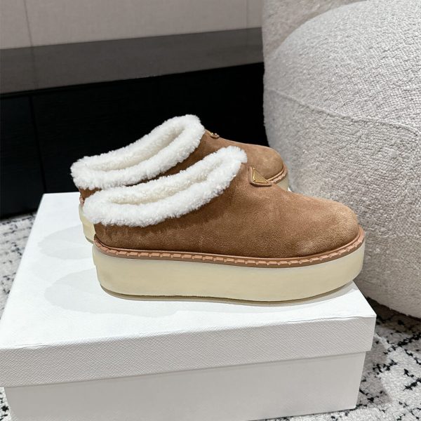 PRADA Suede slippers