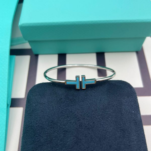 Tiffany T Turquoise Wire Bracelet