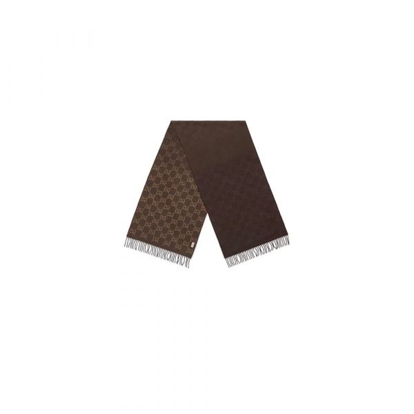 GUCCl GG cashmere scarf