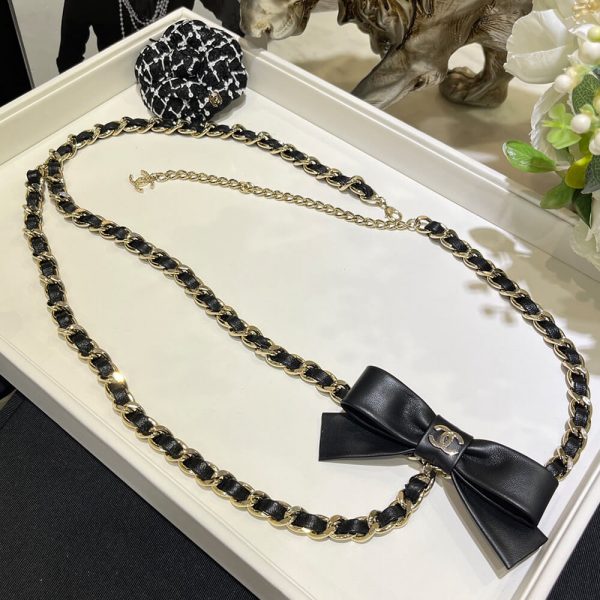 Chanel Chain Bow Belt