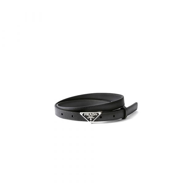 PRADA Saffiano leather belt