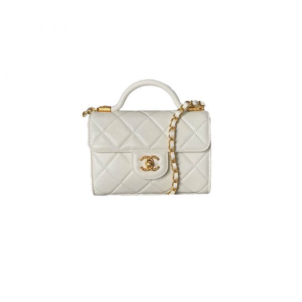 Small FLAP BAG WITH TOP HANDLE