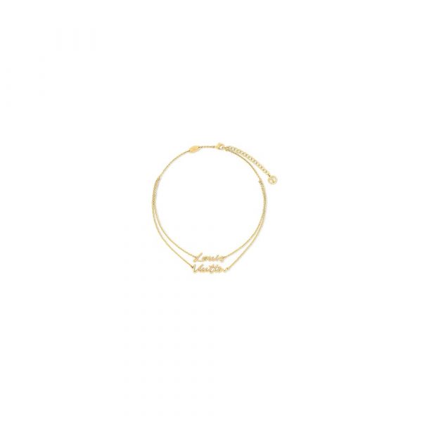 LV Script necklace