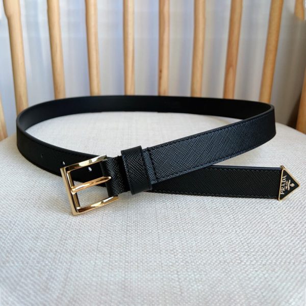 PRADA Saffiano leather belt