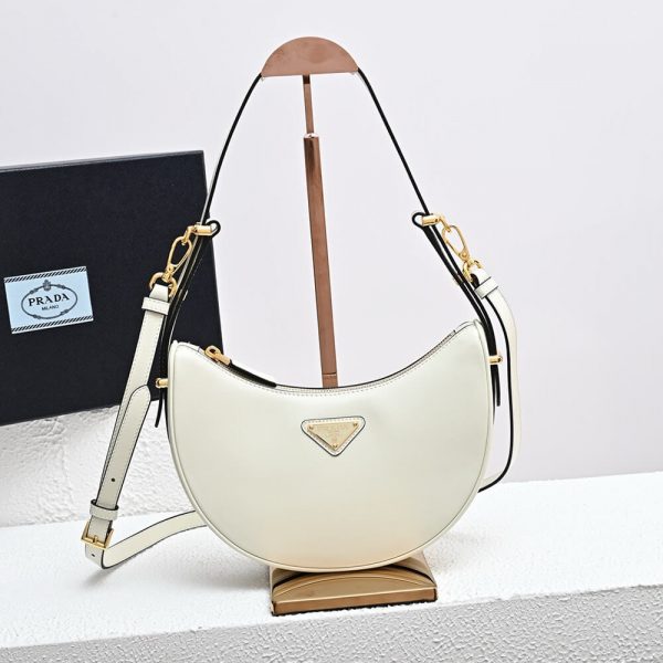 Prada Arque leather shoulder bag