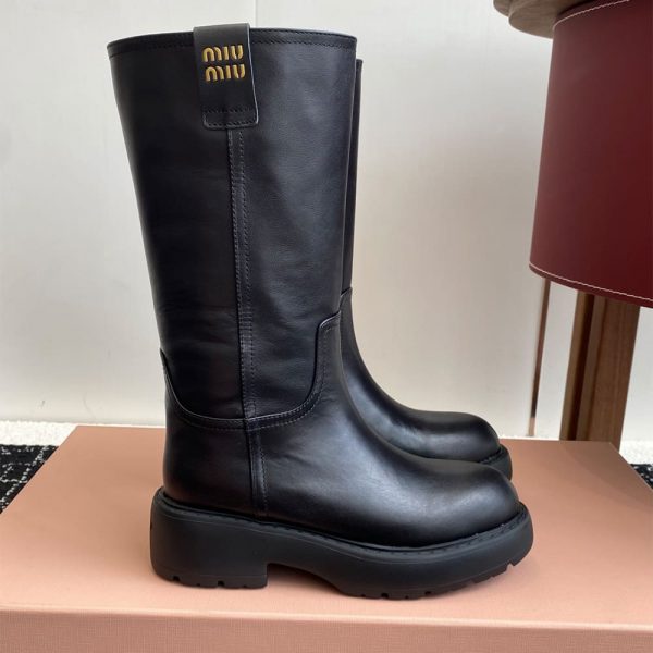 MiuMiu leather boots