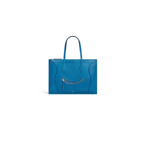 CLINE FLAT CABAS NEW LUGGAGE IN GLOSSY CALFSKIN