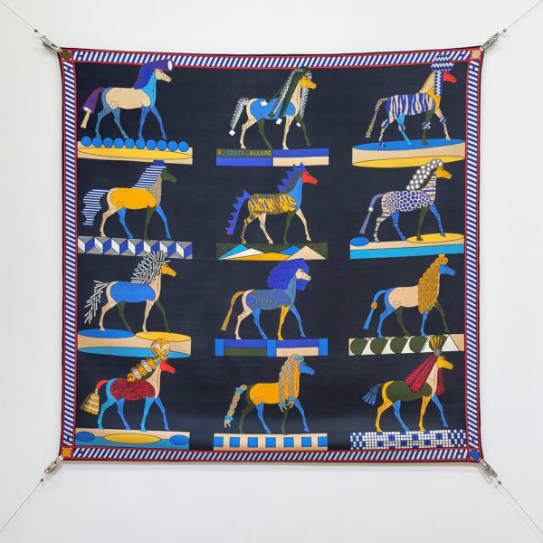 HERMES A Toute Allure scarf 90