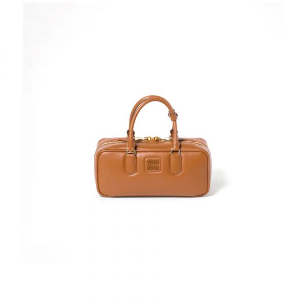 MIUMIU Large Arcadie Leather Bag(HIGH-END GRADE)