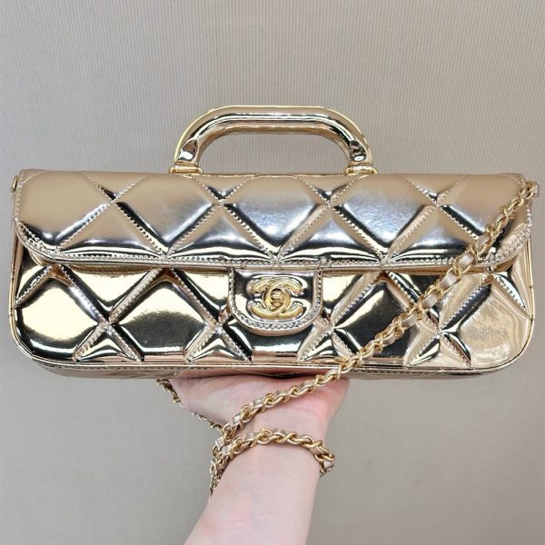 CHANEL Large Flap Bag With Top Handle(high-end grade)
