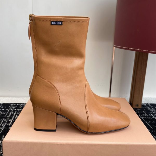 MiuMiu Nappa leather booties